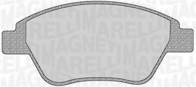 MAGNETI MARELLI 363916060176 -  Комплект тормозных колодок, дисковый тормоз